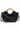 Betty - Circle Ruched Detail Gold Boat Style Clutch Purse