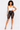 On One β Stretch Mesh Biker Shorts with Sheer Detail