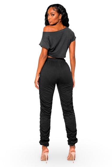 Most Hated - Stack Stretch High Waist Cotton Joggers