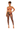 Best Of Both Worlds - Three Piece Matching Tropical Floral Print Bikini With Mesh Legging Swim Set