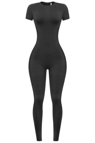 One Sided.....Short Sleeve Jumpsuit