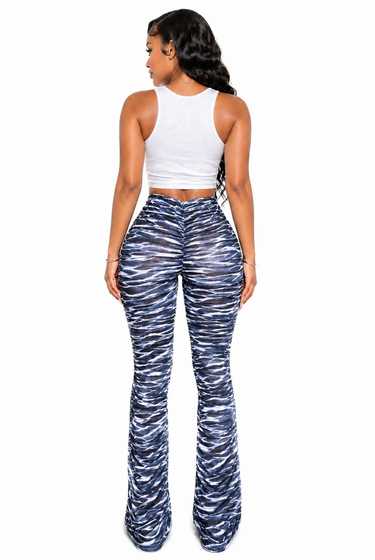 Andrea.....Stacked Multi Color Pants
