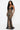 So Lucky - Spaghetti Strap Animal Print Combo Maxi Dress