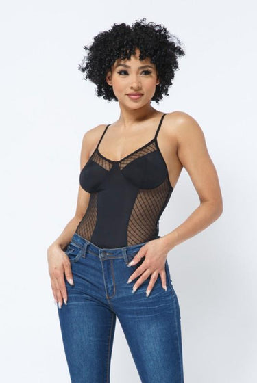 Lesia....Spaghetti Strap Seamless Bodysuit | Swagg Boutique LLC.