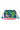Mint Condition - Color Block Jelly Top Handle With Shoulder Strap Clutch Purse
