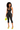 Midnight Pressure -Textured Halter Back Cut Out Capri Romper Stretch Fit