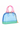 Mint Condition - Color Block Jelly Top Handle With Shoulder Strap Clutch Purse