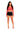 Blair - Long Sleeve Button Down Collar Mesh Crop Top