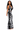 Priorities Straight - Matching Print Stretch Cowl Top Flare Pants Set