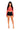 Blair - Long Sleeve Button Down Collar Mesh Crop Top
