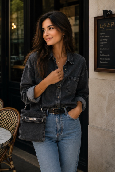Dehja - Denim Clutch Purse
