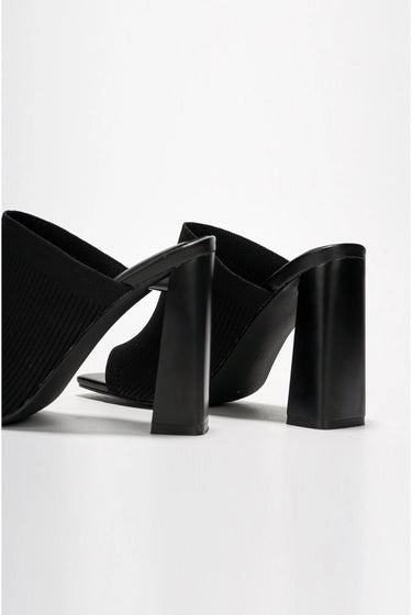 Kyuri.....Square Toe Slide In Heels Cape Robbin Shoes