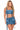 Queen Me - Matching Cargo Detail Denim Print Mini Skirt Set
