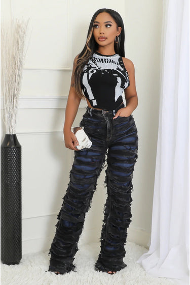Tamika.....Total Distressed Jeans Aphrodite Jeans