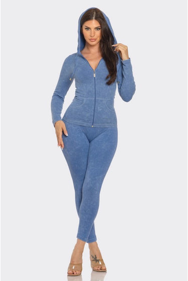 Active - Stretch Hoodie Seamless Pants Set