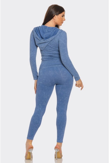 Active - Stretch Hoodie Seamless Pants Set