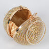 Ballin'......Studded Round Clutch Purse H&D Accessories