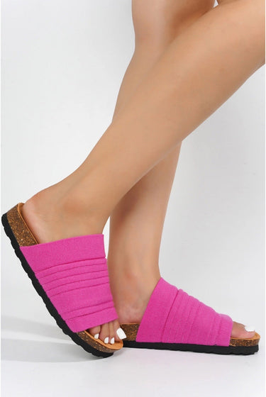 Calida.....Round Toe Sandal Slides Cape Robbin Shoes