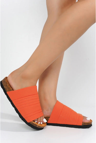 Calida.....Round Toe Sandal Slides Cape Robbin Shoes