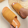 Calida.....Round Toe Sandal Slides Cape Robbin Shoes