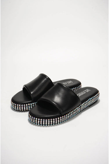 DamDam.....PU Studded Sole Sandal Slides Cape Robbin Shoes