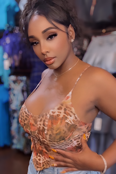 Fierce - Spaghetti Strap Animal Print Corset Crop Top