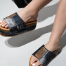 Hacha.....Platform Sandal Slides Cape Robbin Shoes