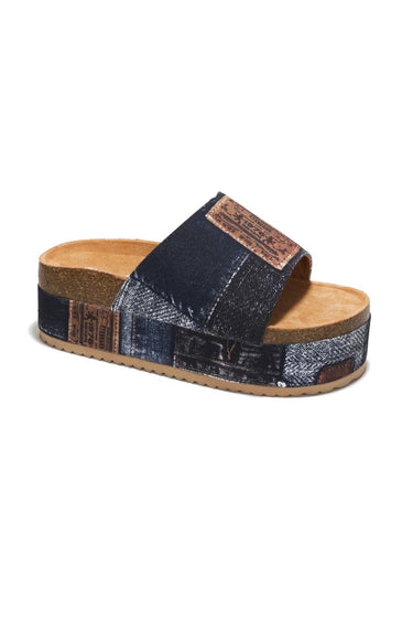Hacha.....Platform Sandal Slides Cape Robbin Shoes