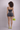 Women Ribbed Cotton Corset Style Bodysuit Short Set - Cuttin' Up