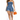 fitted blue jean romper women casual summer outfit