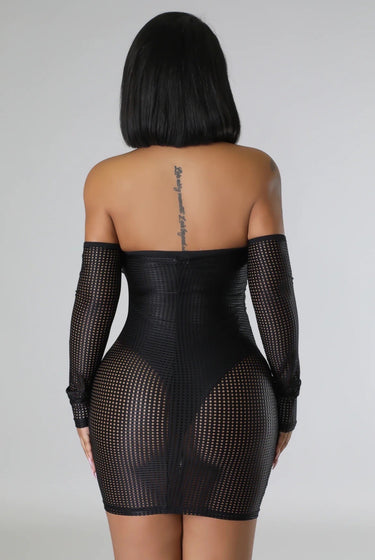 Catching Feelings.....Bodysuit Long Sleeve Tube Dress Good Time USA