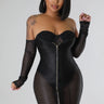 Catching Feelings.....Bodysuit Long Sleeve Tube Dress Good Time USA