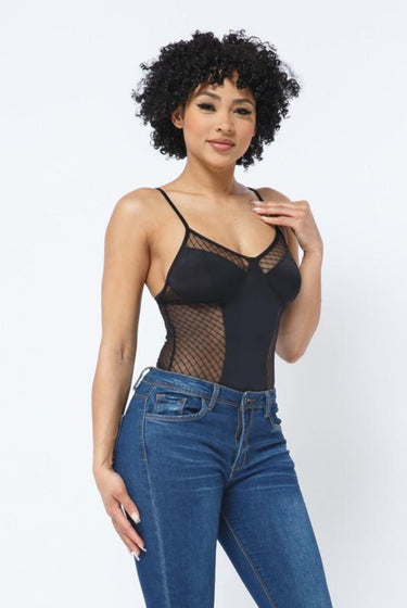 Lesia....Spaghetti Strap Seamless Bodysuit | Swagg Boutique LLC.