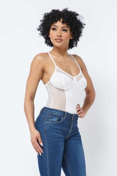 Lesia....Spaghetti Strap Seamless Bodysuit | Swagg Boutique LLC.