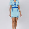 Wont Find Another....Short Sleeve Fitted Mini Dress Cherry Mellow