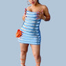 You Know The Vibes.....Puffy Bubble Tube Mini Dress Fancy Dream
